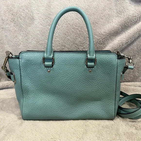 Coach Blake Mini Carryall Pebble Leather Women's Bag - Picture 2 of 7